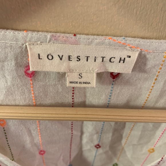 Lovestich ‘Ayla’ Striped Ruffle Sleeve Top - Picture 6 of 8